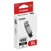 Картридж струйный CANON (PGI-480PGBK XL) для PIXMA TS704 / TS6140, пигмент черный, ресурс 400 страниц, оригинальный, 2023C001